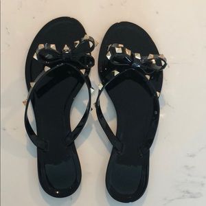 Valentino (look alike) Black Sandals